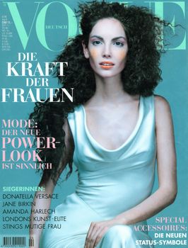 Diane Kruger by Mark Abrahams for Vogue Germany - 1996