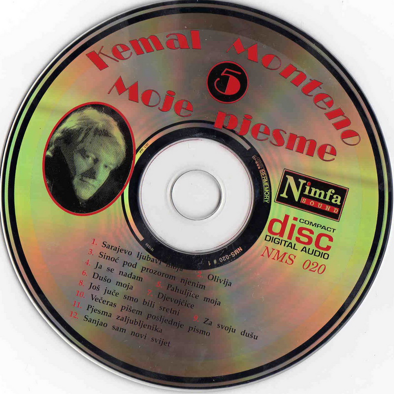 Kemal Monteno 1996 Moje pjesme 5 CD