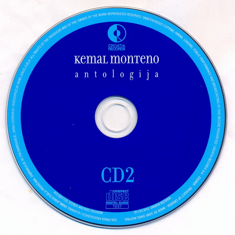 Kemal Monteno 2015 Antologija CD 2
