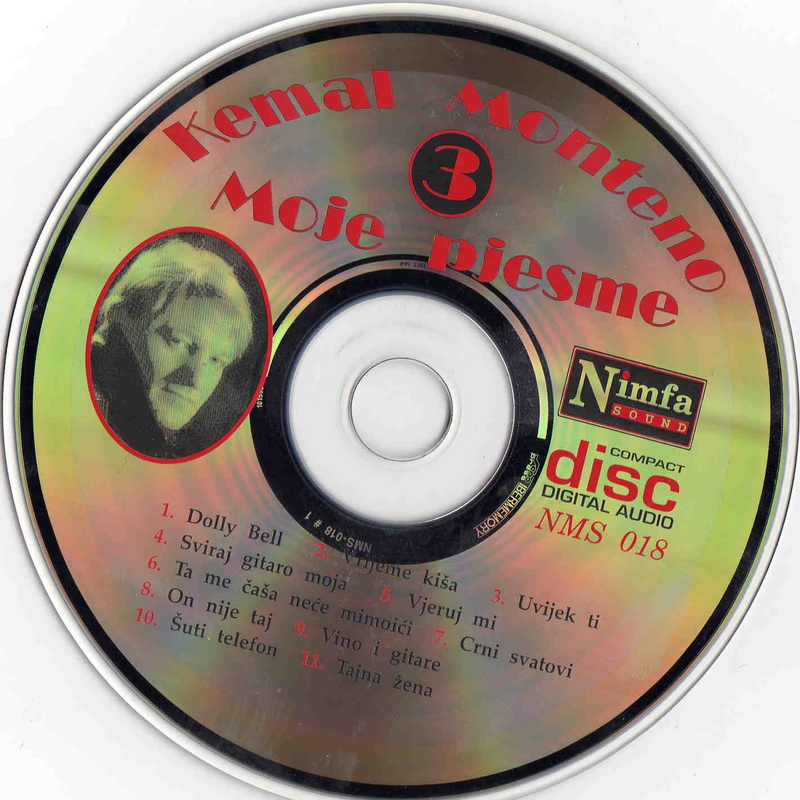 Kemal Monteno 1996 Moje pjesme 3 CD