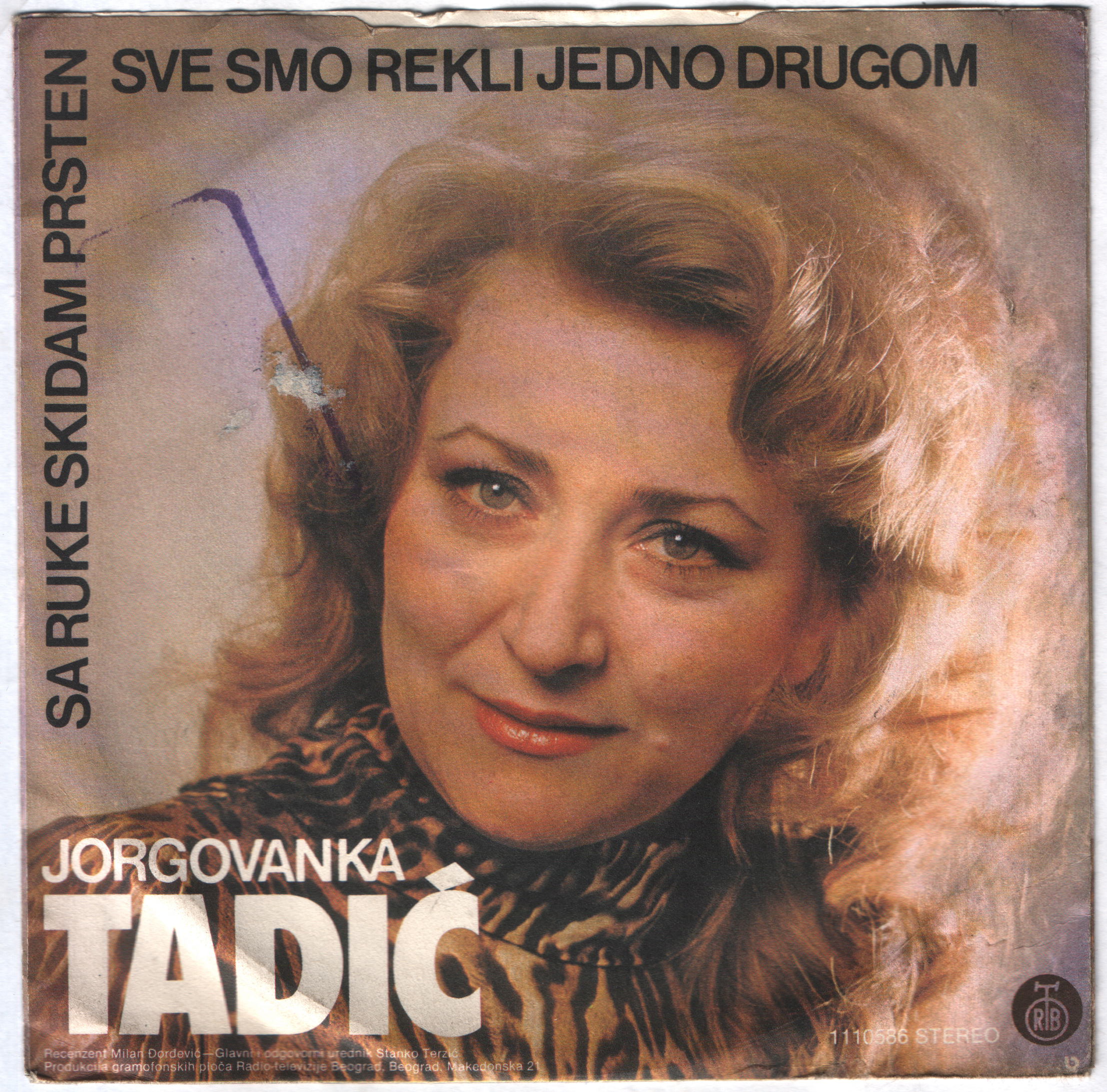 Jorgovanka Tadic 1981 Z