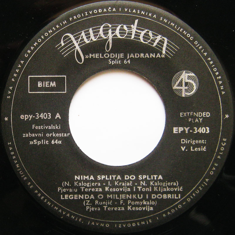 VA 1954 Split 64 vinil 1