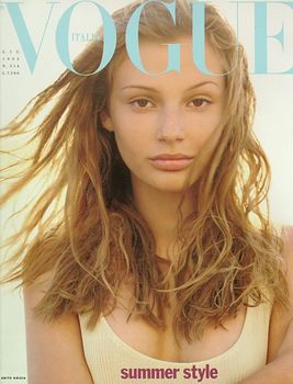 Vogue Italia June 1993 Bridget Hall By Steven Meisel The Fashion Spot